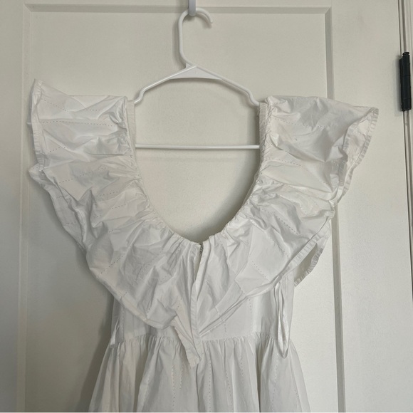 Adam Lippes Eyelet Ruffle Dress - Picture 8 of 9